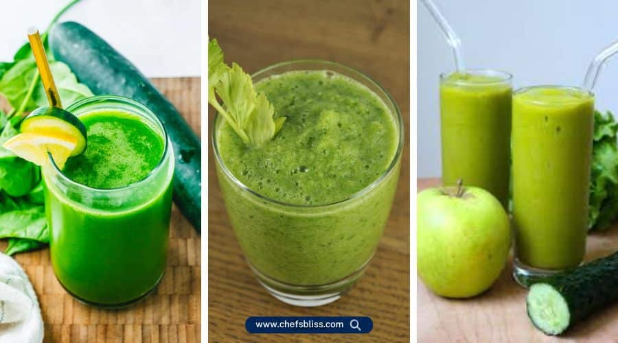 green vegetable blender recipes