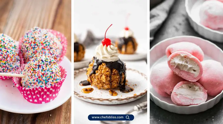 ice cream ball recipes