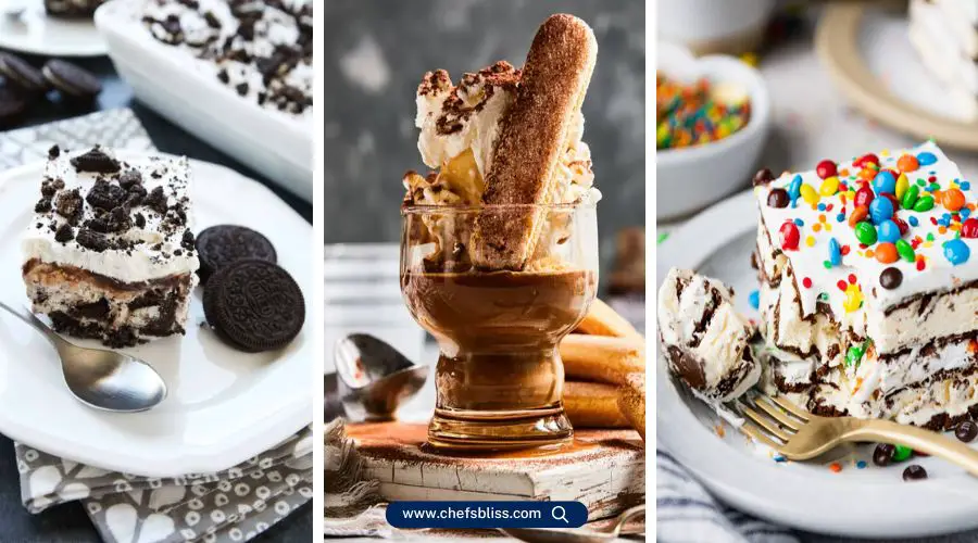 ice cream dessert recipes