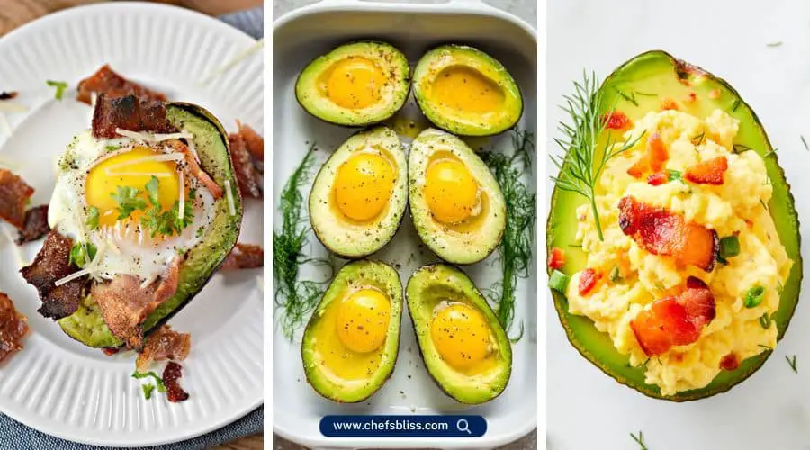 keto avocado egg recipes