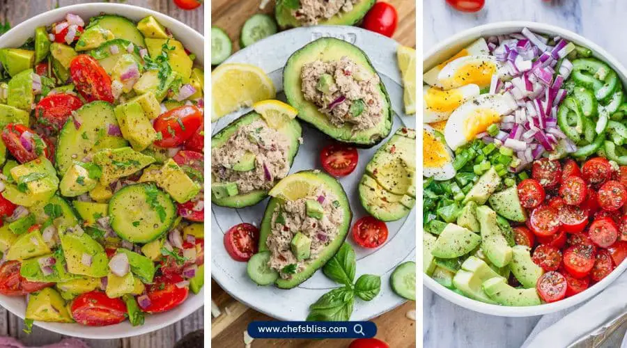 keto avocado salad recipes
