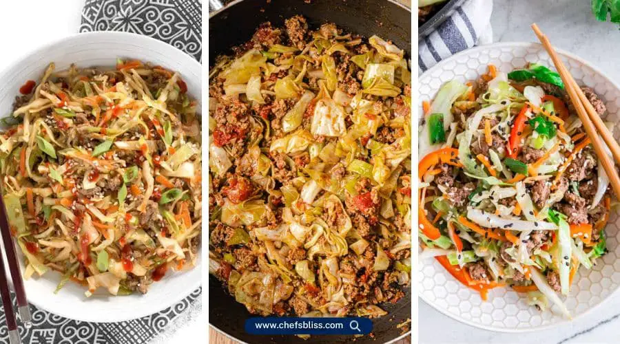 keto cabbage ground beef recipes