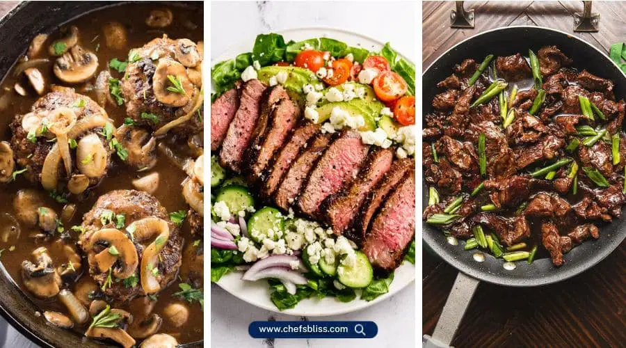 keto chopped steak recipes