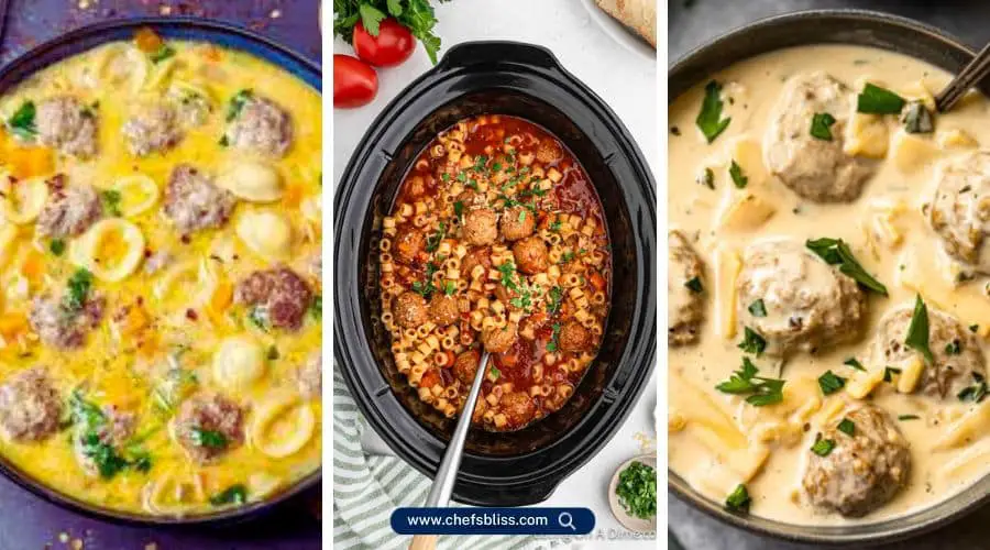 keto crockpot meatball soup recipes