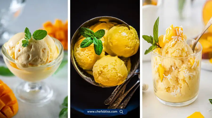 mango ice cream recipes