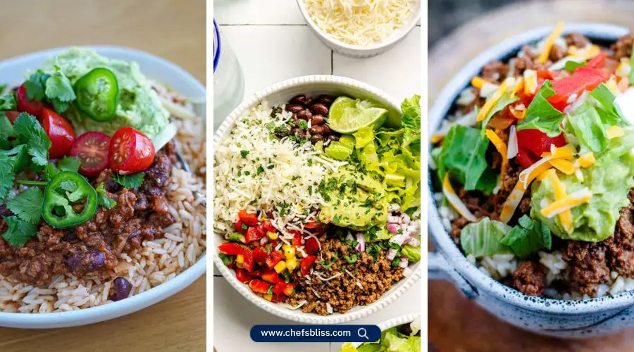 mexican beef rice bowl recipes