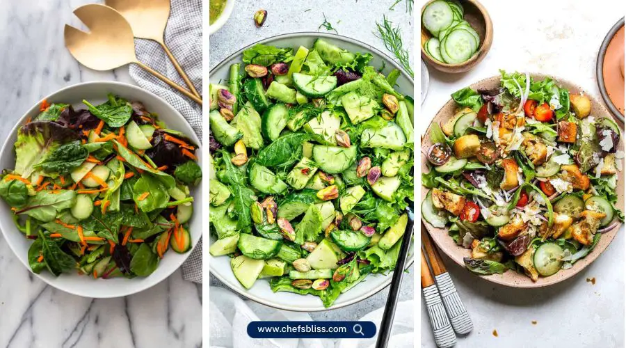 mix green salad recipes