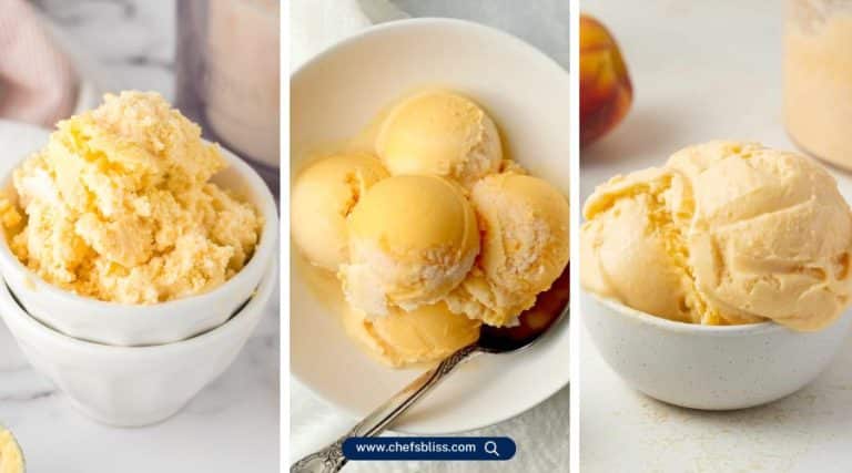 ninja creami peach ice cream recipes