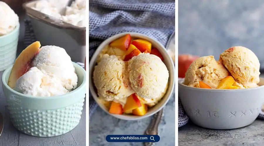 no churn peach ice cream recipes