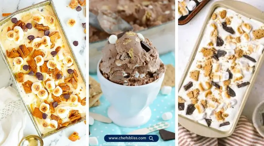 no churn smores ice cream recipes