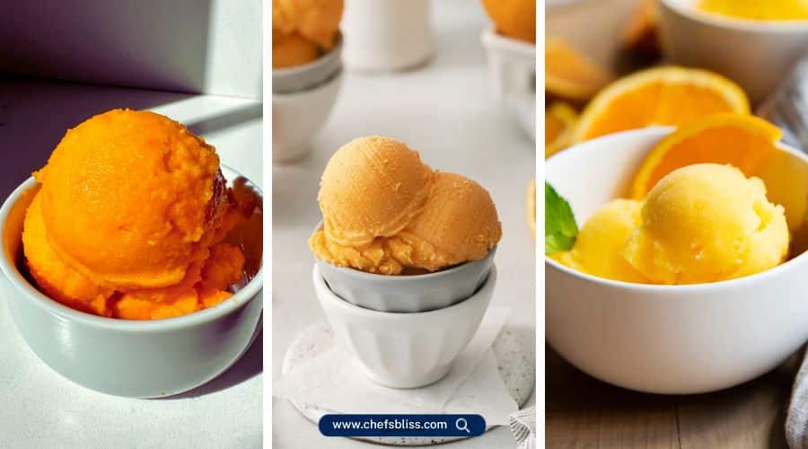 orange sorbet ice cream recipes