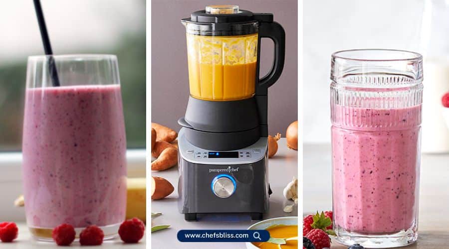 pampered chef blender recipes
