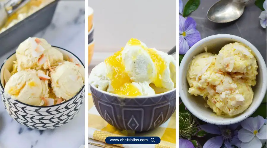 pineapple ice cream recipes