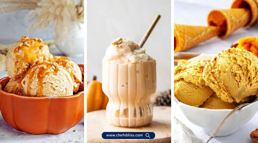 pumpkin flavored ice cream recipes