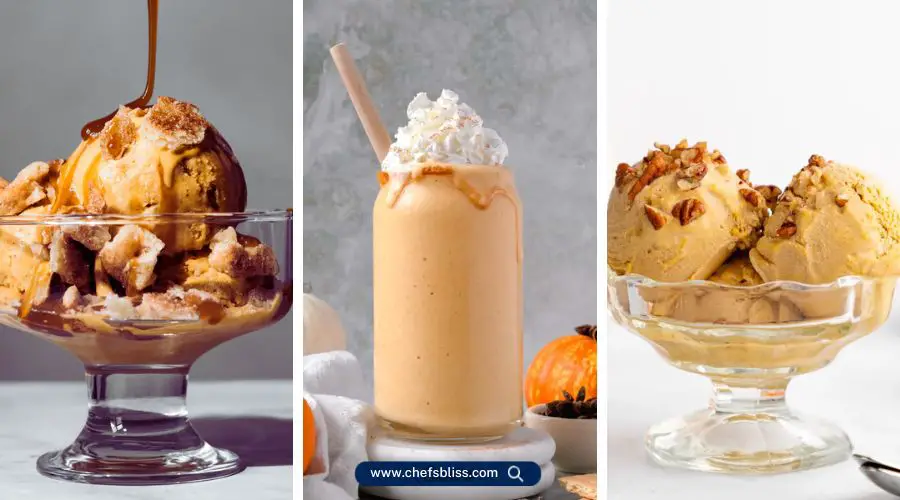 pumpkin ice cream dessert recipes