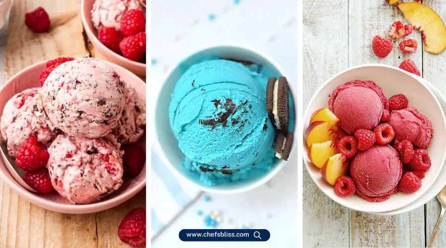 raspberry ice cream dessert recipes