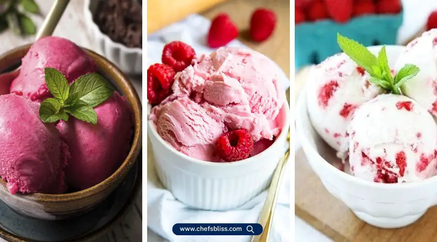 raspberry ice cream recipes