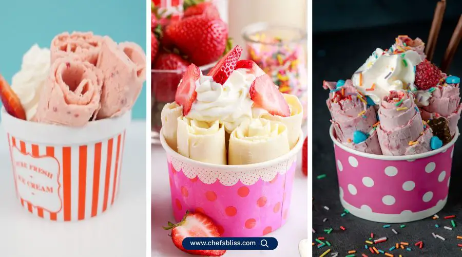 rolled ice cream recipes