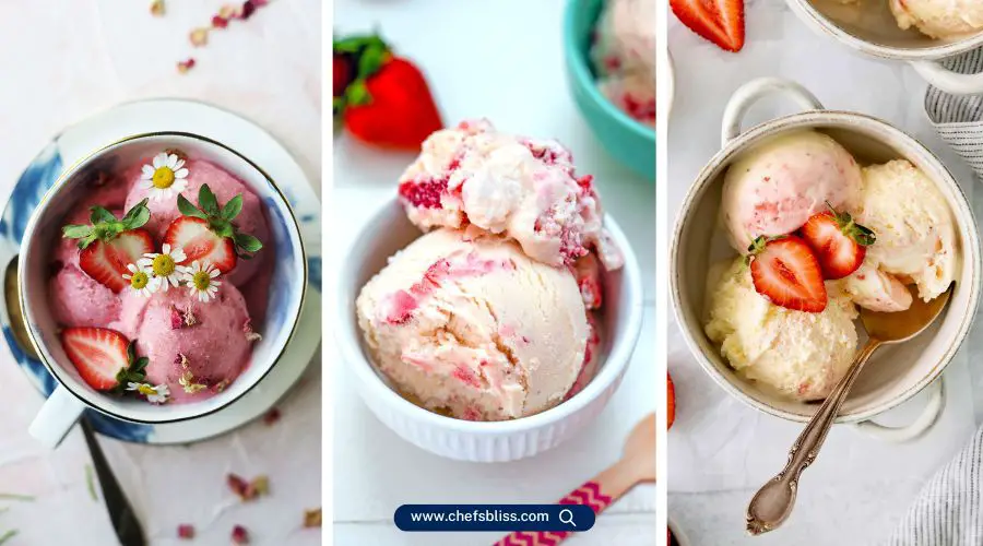 strawberry ice cream dessert recipes