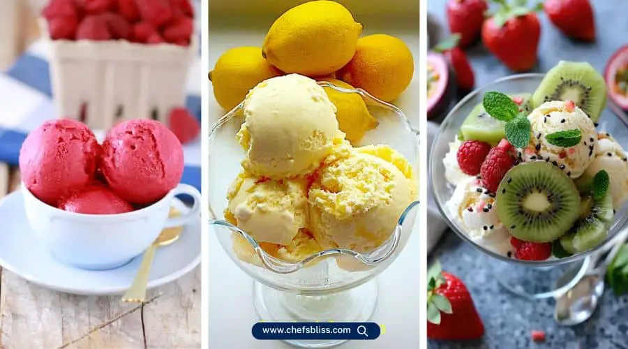 tropical fruit ice cream recipes