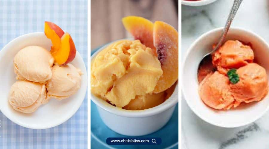 vitamix peach ice cream recipes