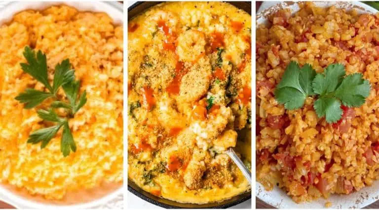 keto cheesy cauliflower rice recipes