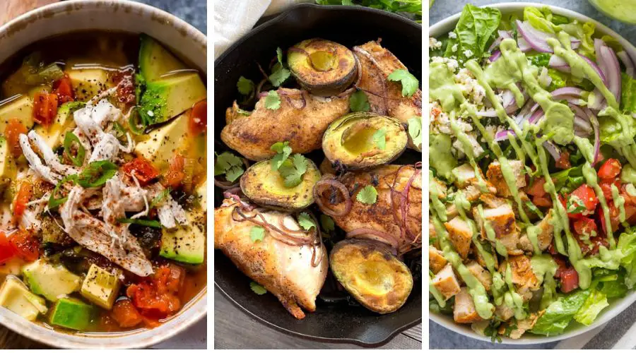 keto chicken avocado recipes