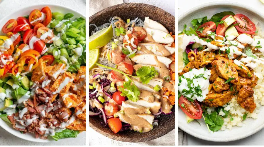 keto chicken bowl recipes