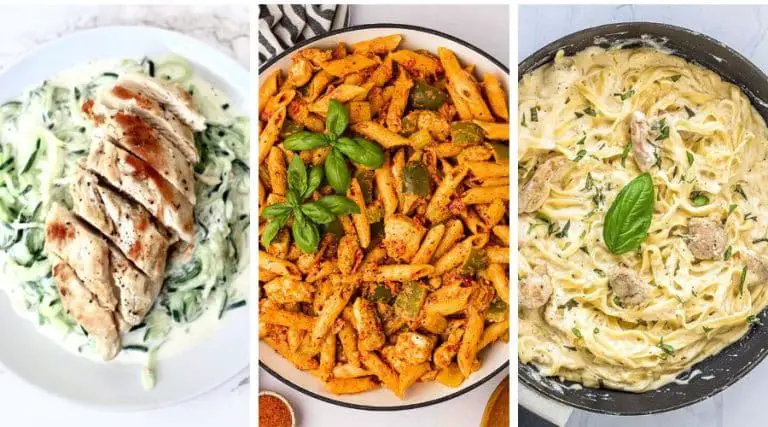 keto chicken pasta recipes