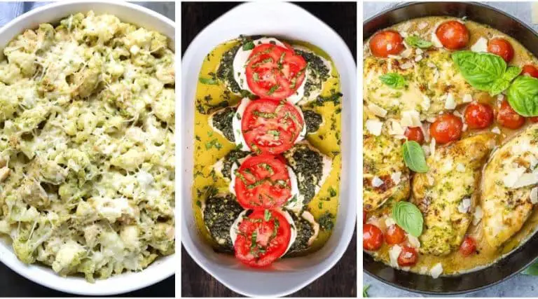 keto chicken pesto recipes